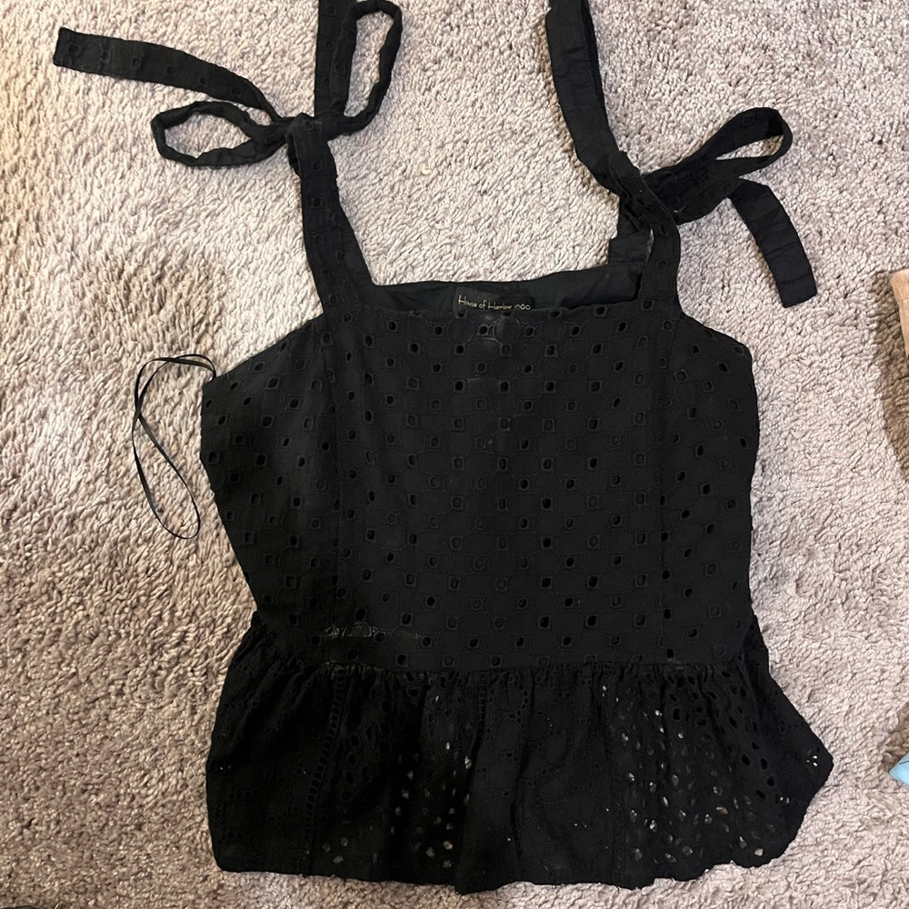 House of Harlow 1960 tie crop top